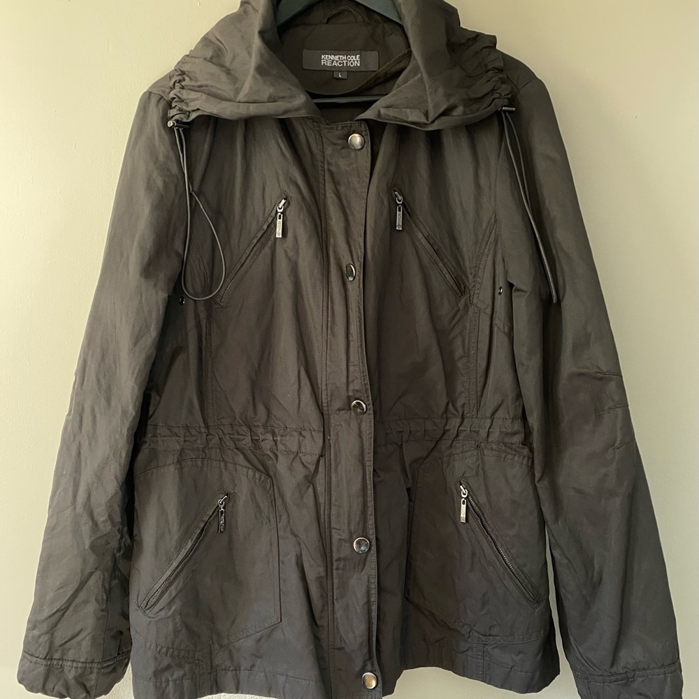 Kenneth Cole Reaction Rain Water- Resistant Women’s Coat size L